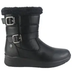 CHALADA - Botin Mujer Negro Casual Canet-1