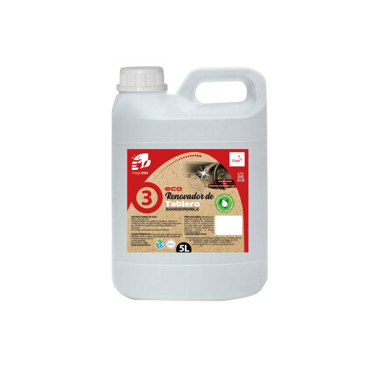 MAGICSHINE - Revitalizador de Tablero en Gel - 5L - Magicshine