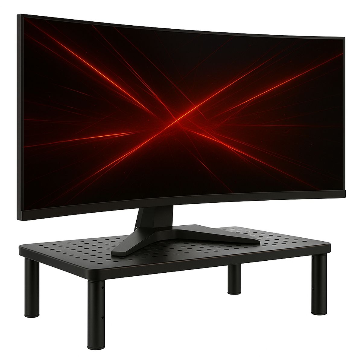 UTEK - Base para soporte de Monitor Ajustable Strong Aluminum