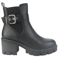 CHALADA - Botin Mujer Negro Casual Tere-4