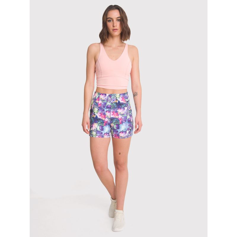 BSOUL - Short deportivo Mujer Soma Morado BSOUL
