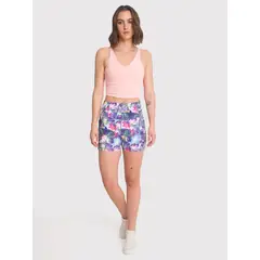 BSOUL - Short deportivo Mujer Soma Morado