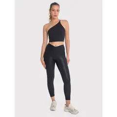BSOUL - Calza deportiva 7/8 Mujer Hr Ank Leg Eva II Negra