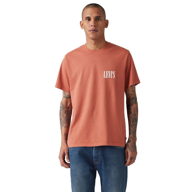 LEVIS - Polera Hombre Ss Relaxed Fit Tee Rojo Levis