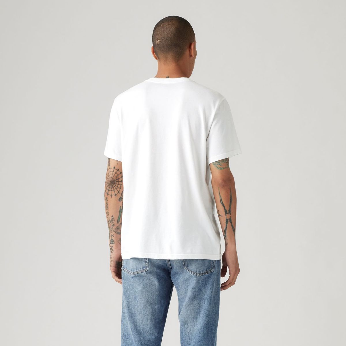 LEVIS - Polera Hombre Relaxed Baby Tab Blanco Levis
