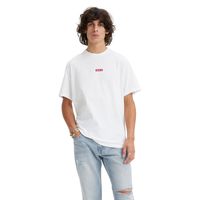 Polera Hombre Relaxed Baby Tab Blanco