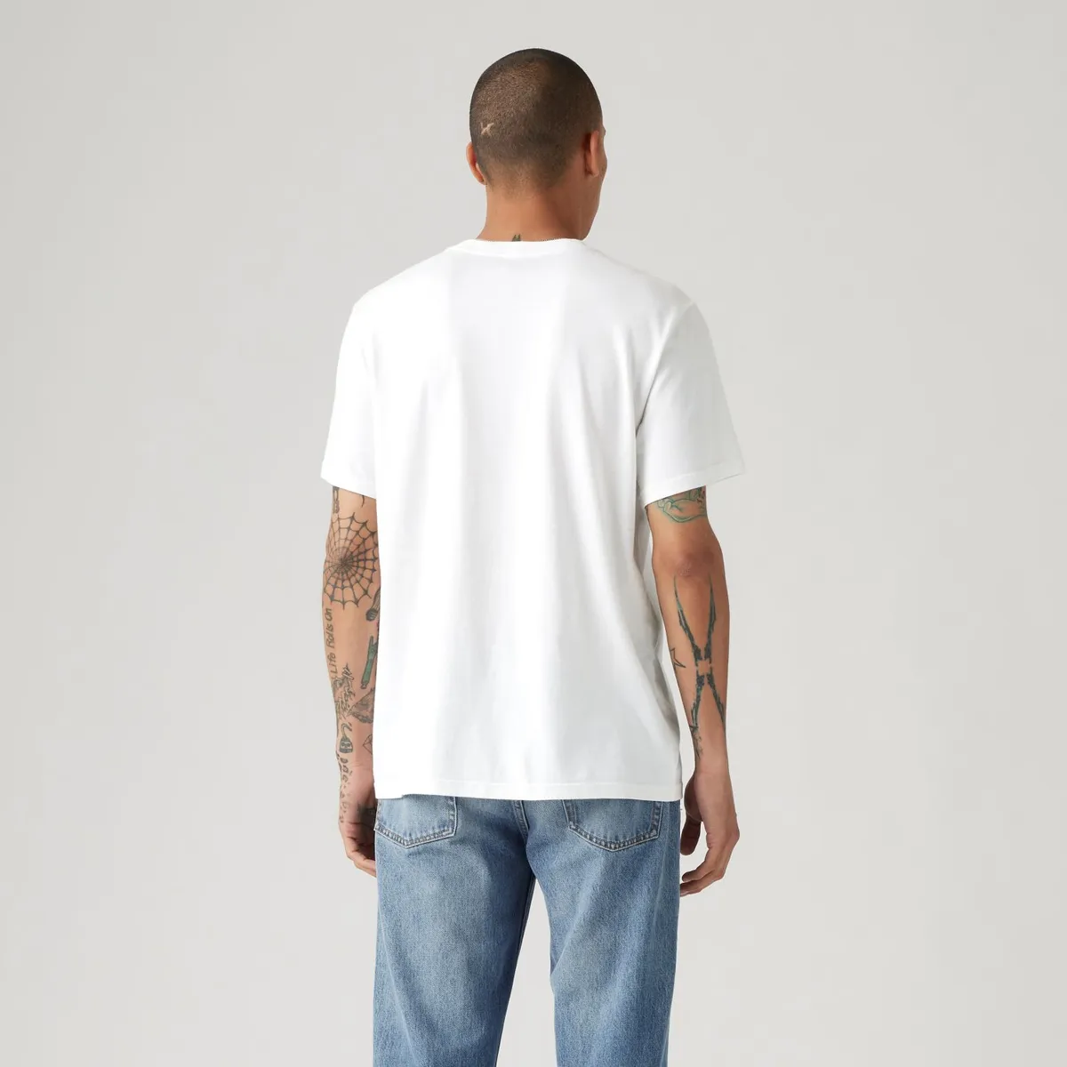 LEVIS - Polera Hombre Relaxed Baby Tab Blanco Levis
