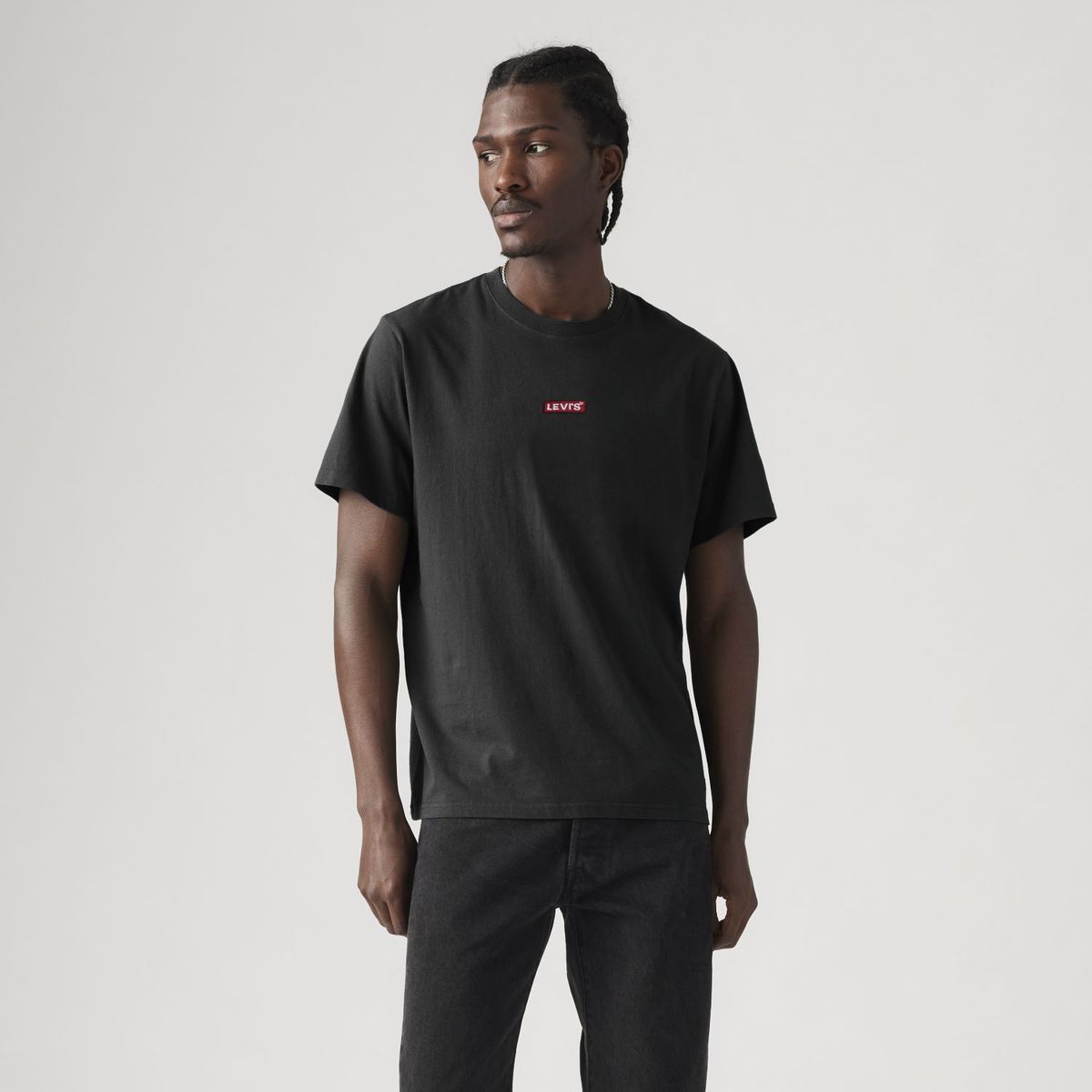 LEVIS - Polera Hombre Relaxed Baby Tab T Negro Levis