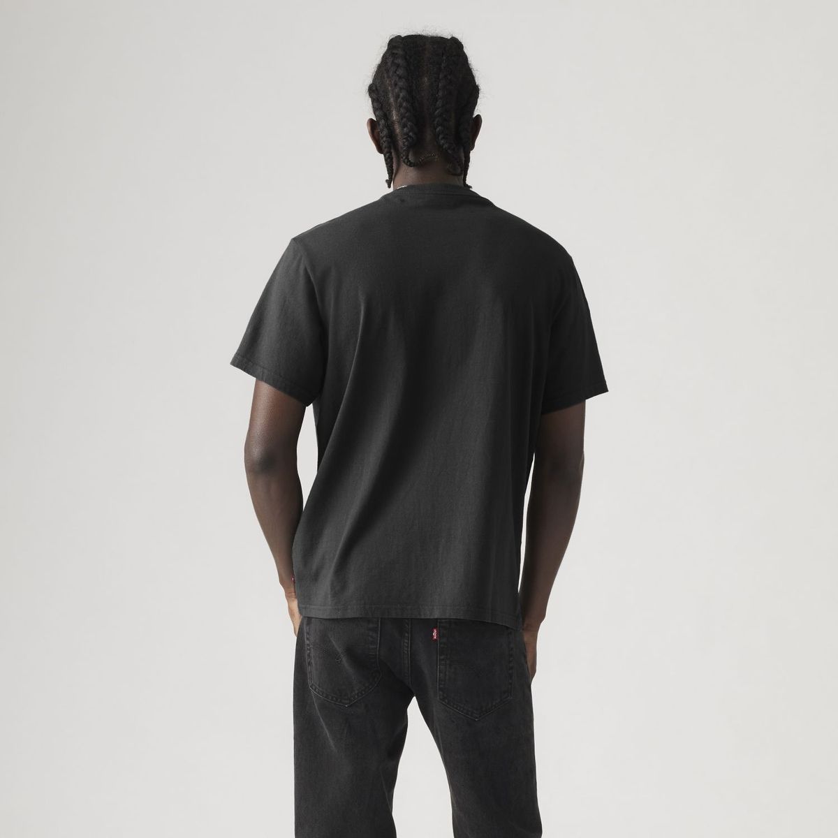 LEVIS - Polera Hombre Relaxed Baby Tab T Negro Levis