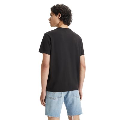 Imagen 2 del producto Polera Hombre Relaxed Baby Tab T Negro