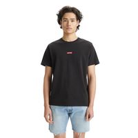 Polera Hombre Relaxed Baby Tab T Negro