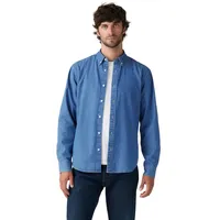 Camisa Hombre Authentic Button Down Azul