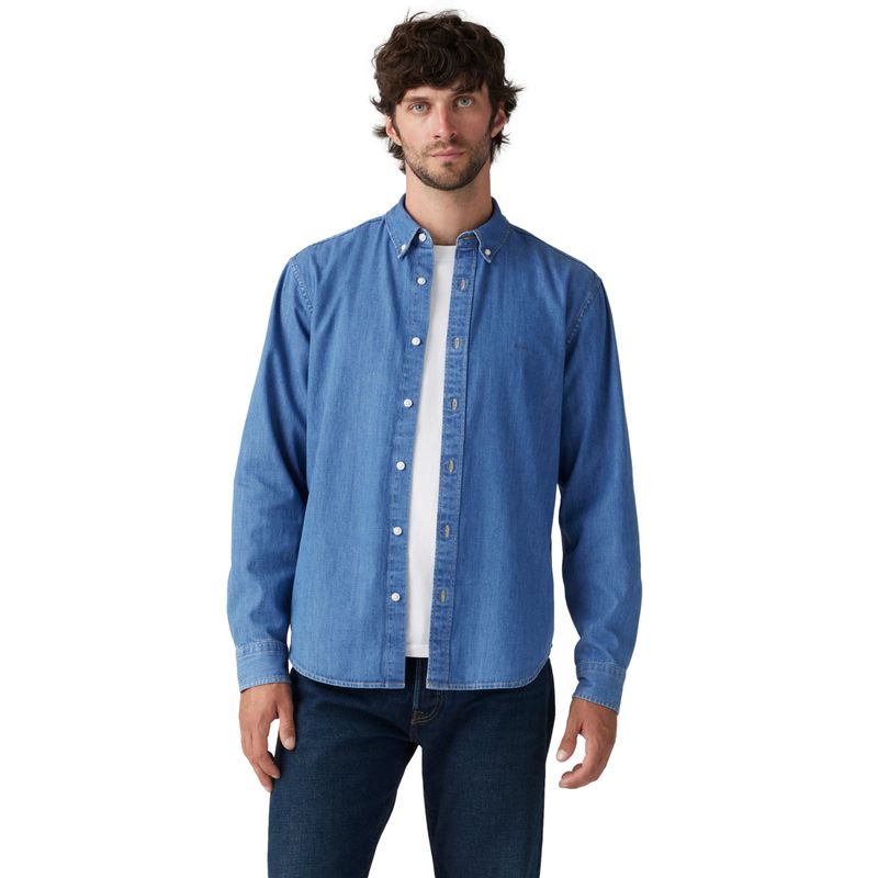 LEVIS - Camisa Hombre Authentic Button Down Azul Levis