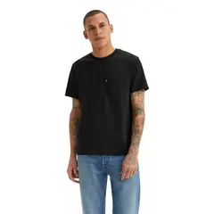LEVIS - Polera Hombre The Hw Pocket Tee Negro
