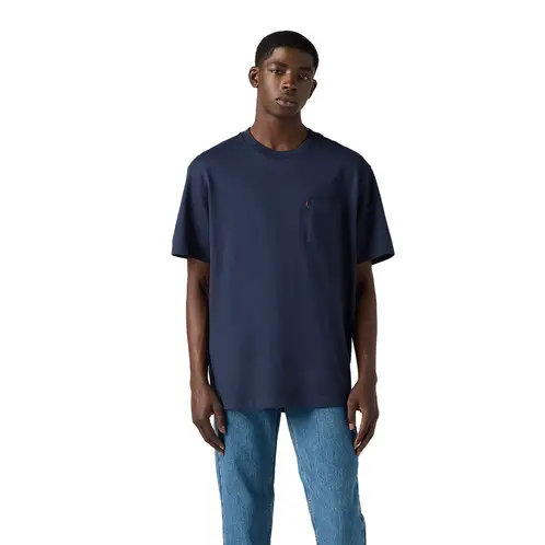 LEVIS - Polera Hombre The Hw Pocket Tee Azul