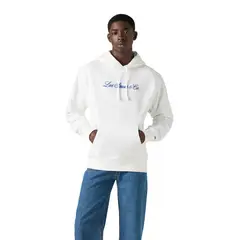 LEVIS - Polerón Hombre Premium Graphic Hoodie Blanco