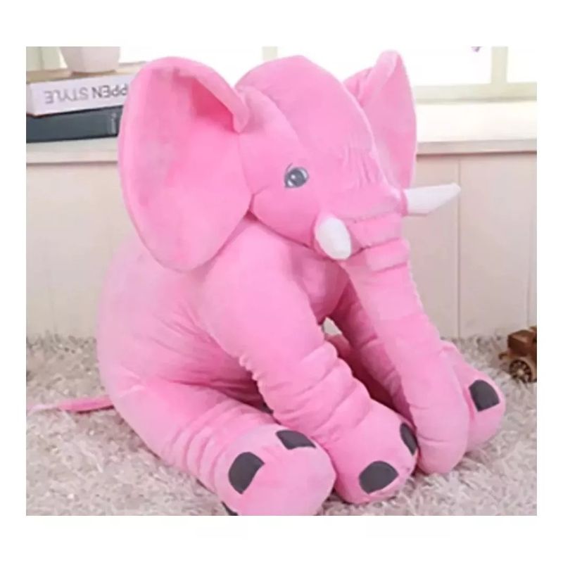 GENERICO - Elefante De Apego Rosa Peluche Almohada De Bebe