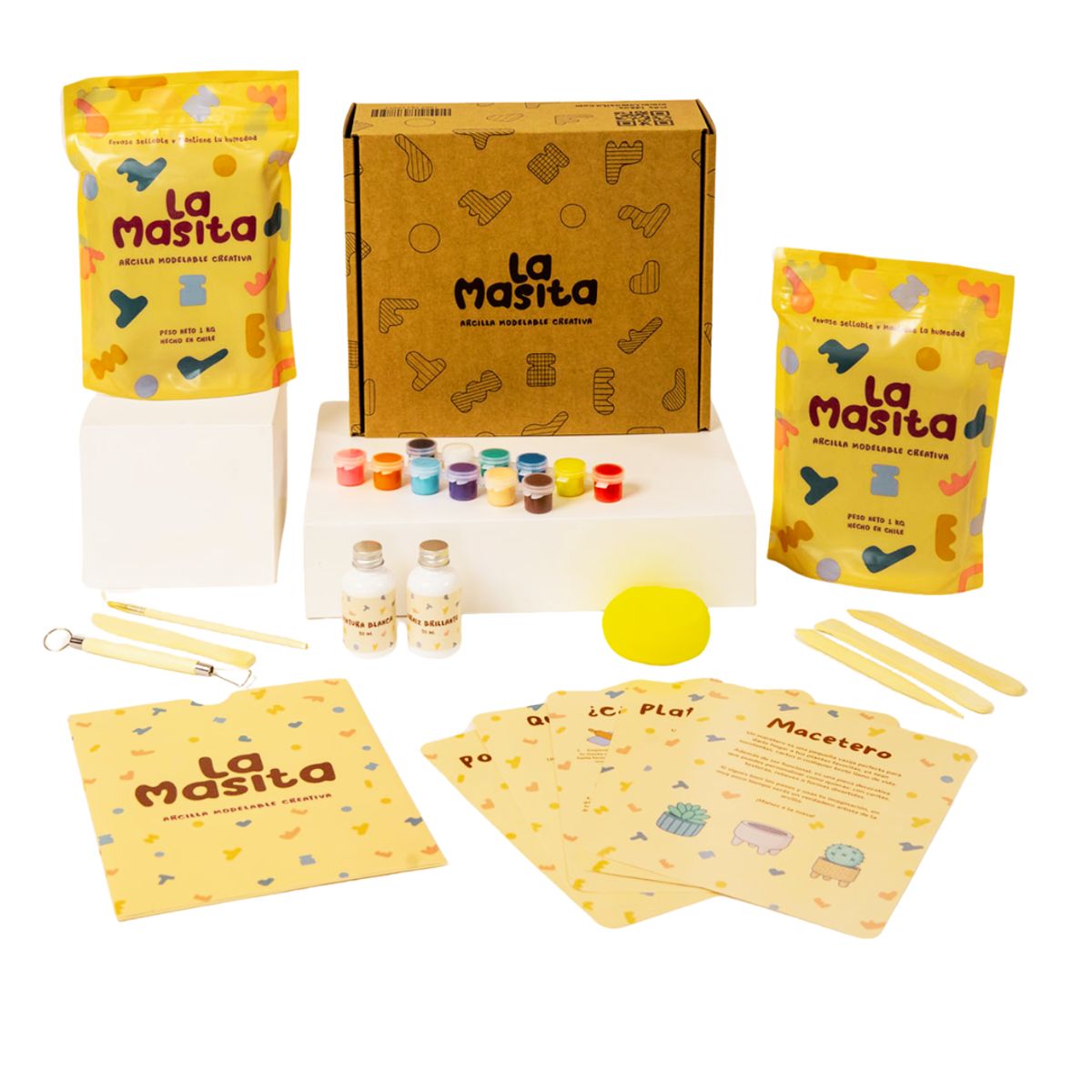 GENERICO - Kit de ceramica Pro La Masita Arcilla Modelable