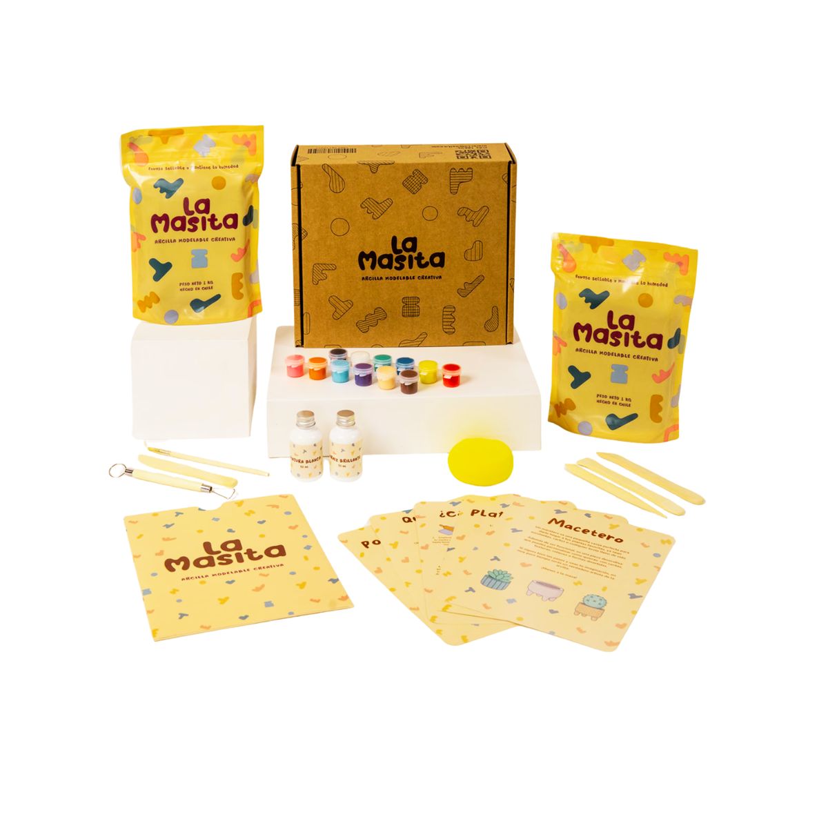 GENERICO - Kit de ceramica Pro La Masita Arcilla Modelable