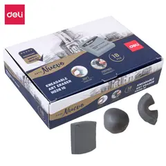 DELI - Pack De 18pcs Goma De Borrar Moldeable 424212mm