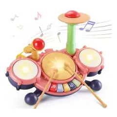 GENERICO - Bateria Para Bebe Musical Piano Y Microfono
