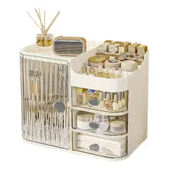 EVERSO - Organizador Plástico Para Maquillaje Cosmético Con 4 Cajones