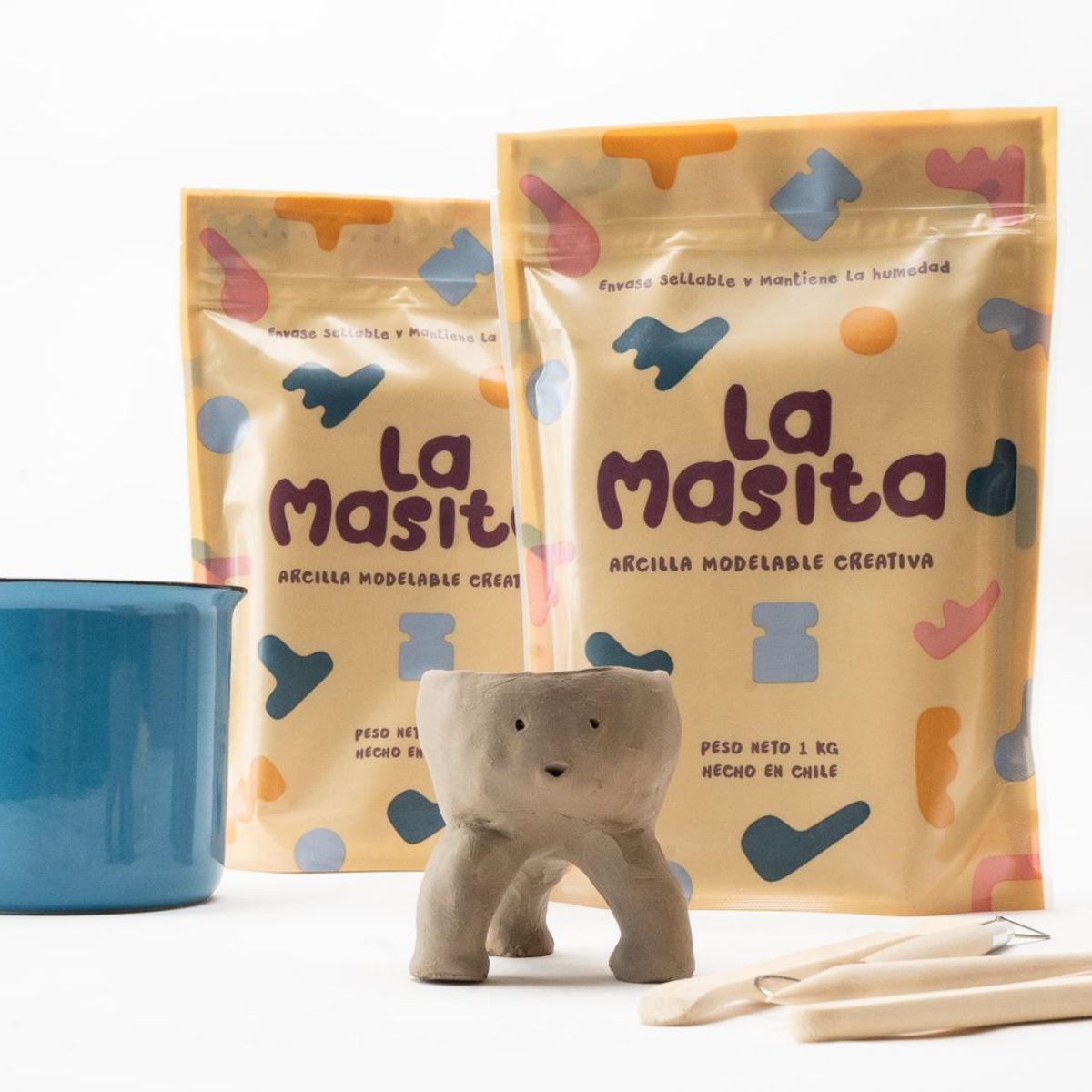 GENERICO - Pack 2 bolsas arcilla 1 kilo