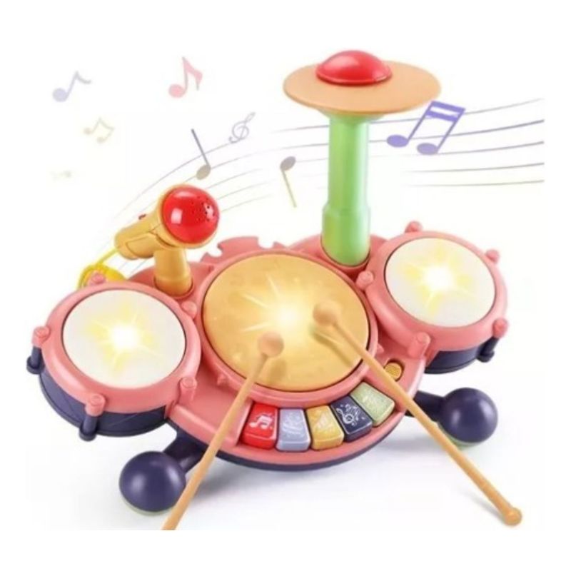 GENERICO - Mini Batería Musical Para Bebé Con Piano