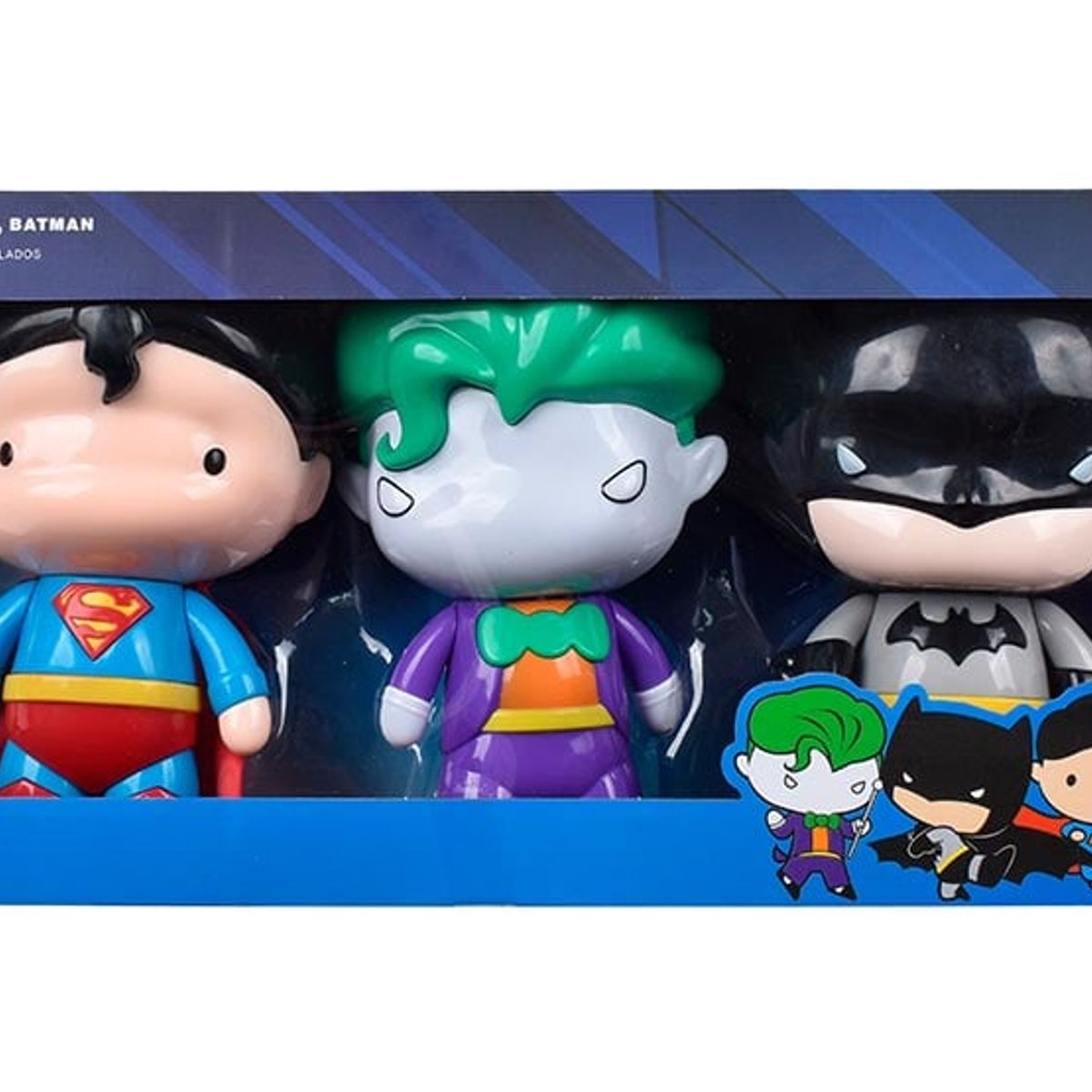 ANSALDO - SET DE 3 FIGURAS DE ACCION 18 CMS DC COMICS