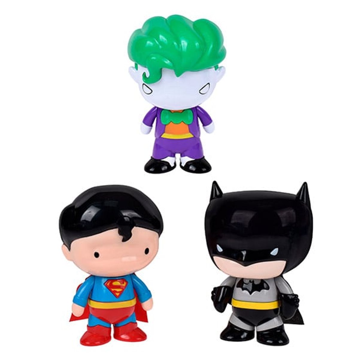 ANSALDO - SET DE 3 FIGURAS DE ACCION 18 CMS DC COMICS