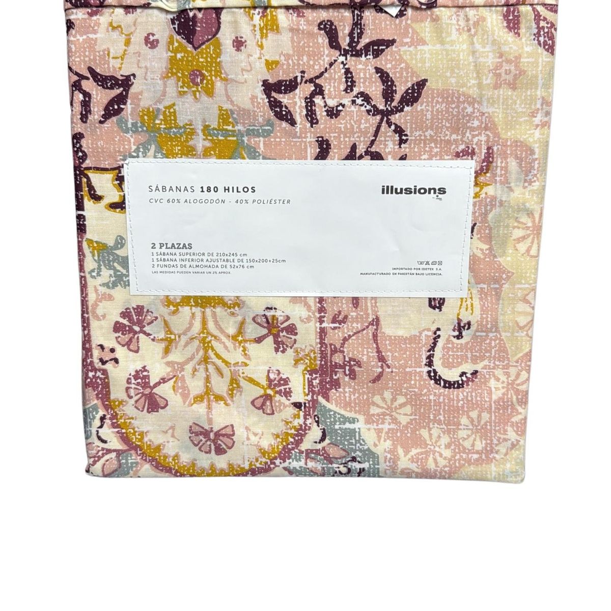 ILLUSIONS - Sabanas 2 Plaza De 180 Hilos Marca Illusions  tuba