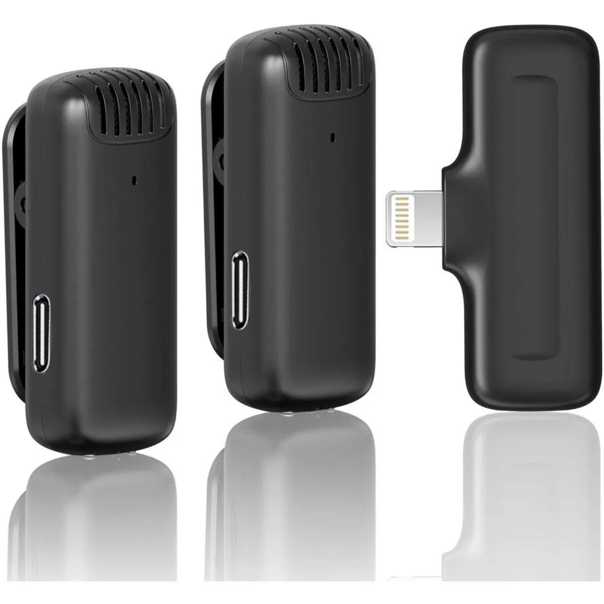 ULANZI - Ulanzi J12 Lightning Micrófono Inalámbrico Doble