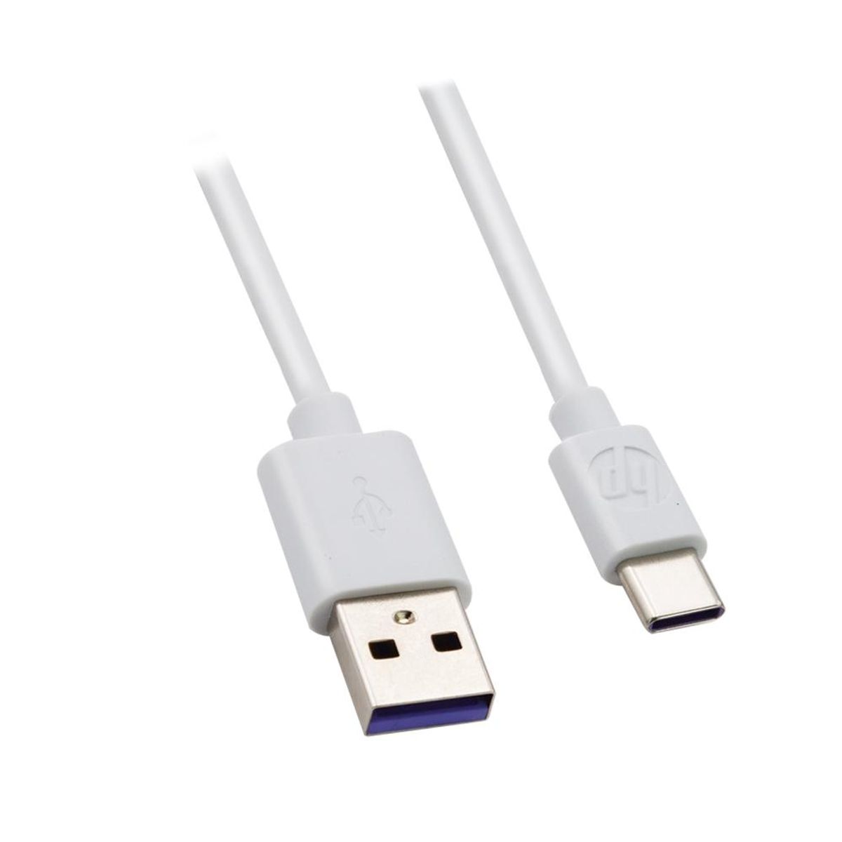 HP - CABLE USB C TIPO C HP 2.0 2 METROS CARGA DATOS CELULAR ATRIX COLOR BLANCO
