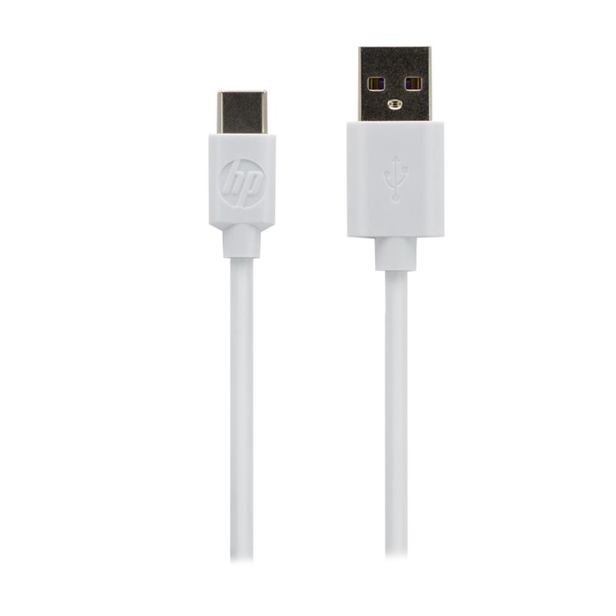 HP - CABLE USB C TIPO C HP 2.0 2 METROS CARGA DATOS CELULAR ATRIX COLOR BLANCO