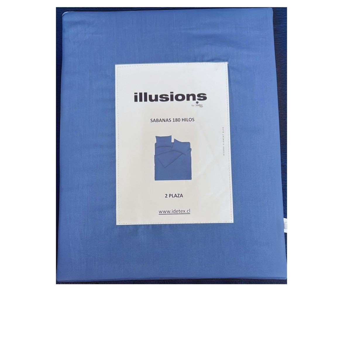 ILLUSIONS - Sabanas 1 Plaza De 180 Hilos Marca Illusions Element Blue