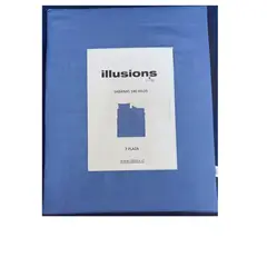 ILLUSIONS - Sabanas 1 Plaza De 180 Hilos Marca Element Blue