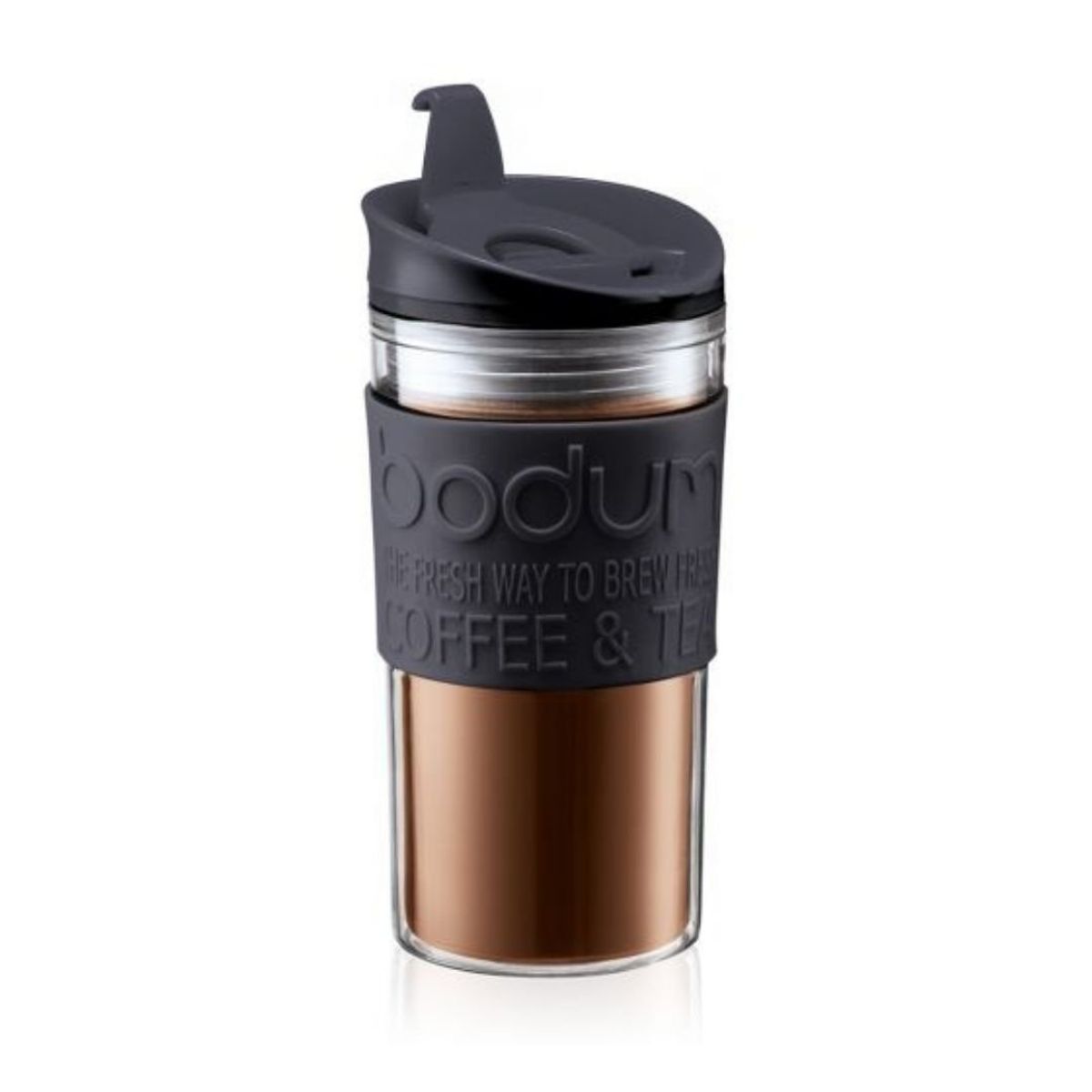 BODUM - Prensa Francesa de Viaje Bodum 0,35 Lts – Cafetera Portátil de Doble Pared Libre de BPA
