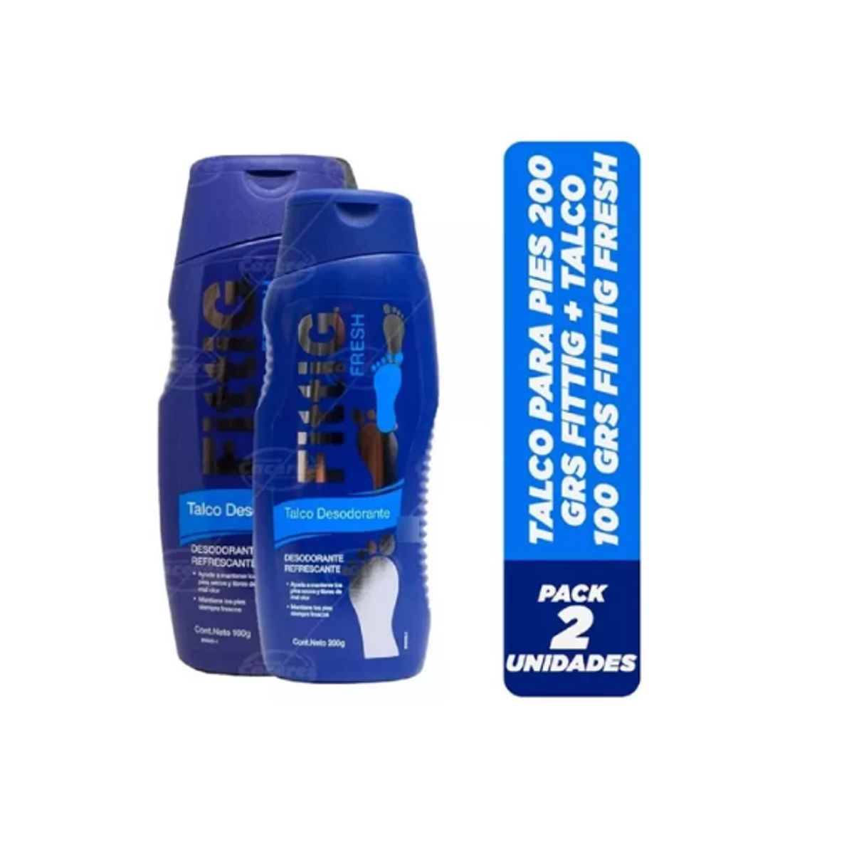 GENERICO - Pack Talco Fittig Fresh 200 Gr + 100 Gr