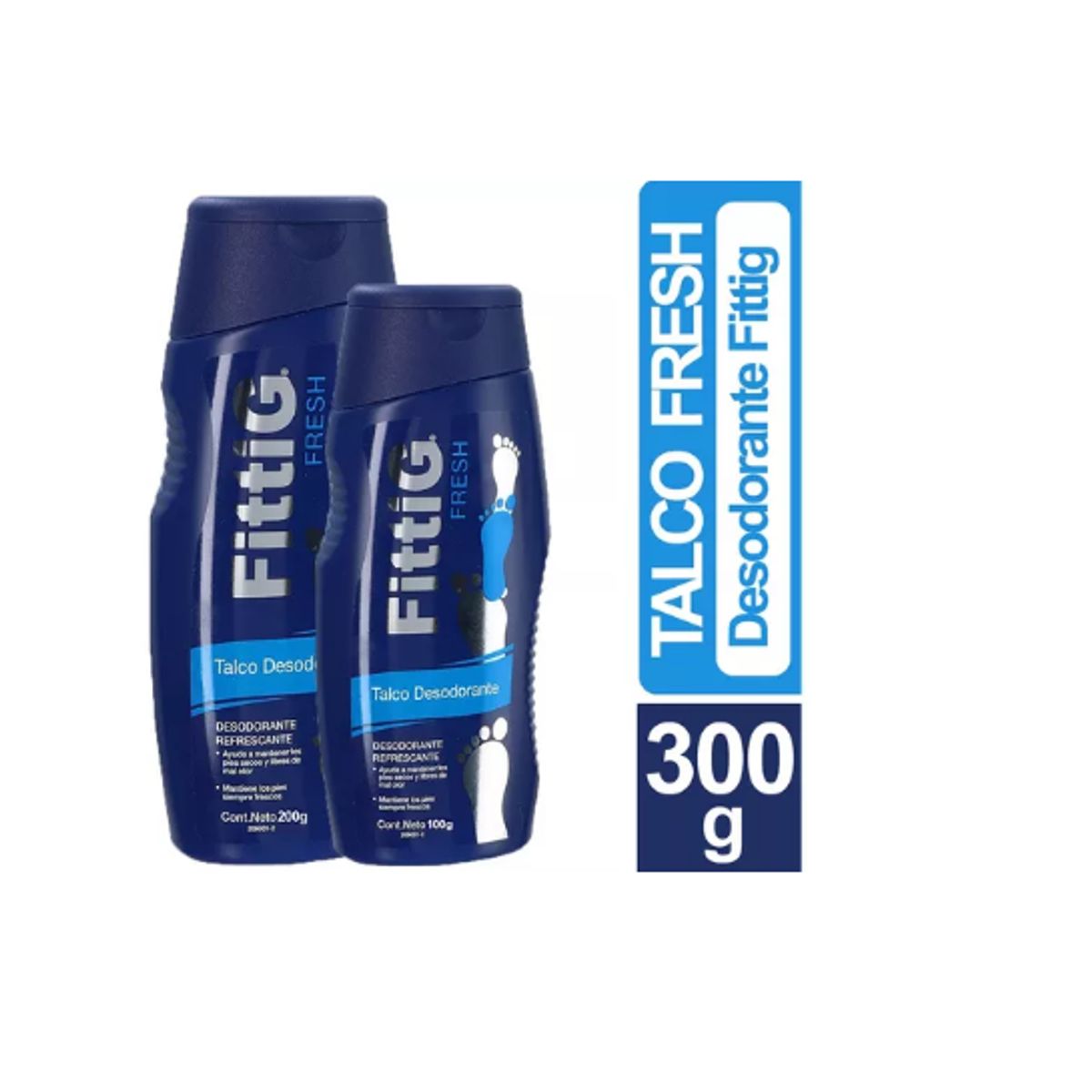 GENERICO - Pack Talco Fittig Fresh 200 Gr + 100 Gr