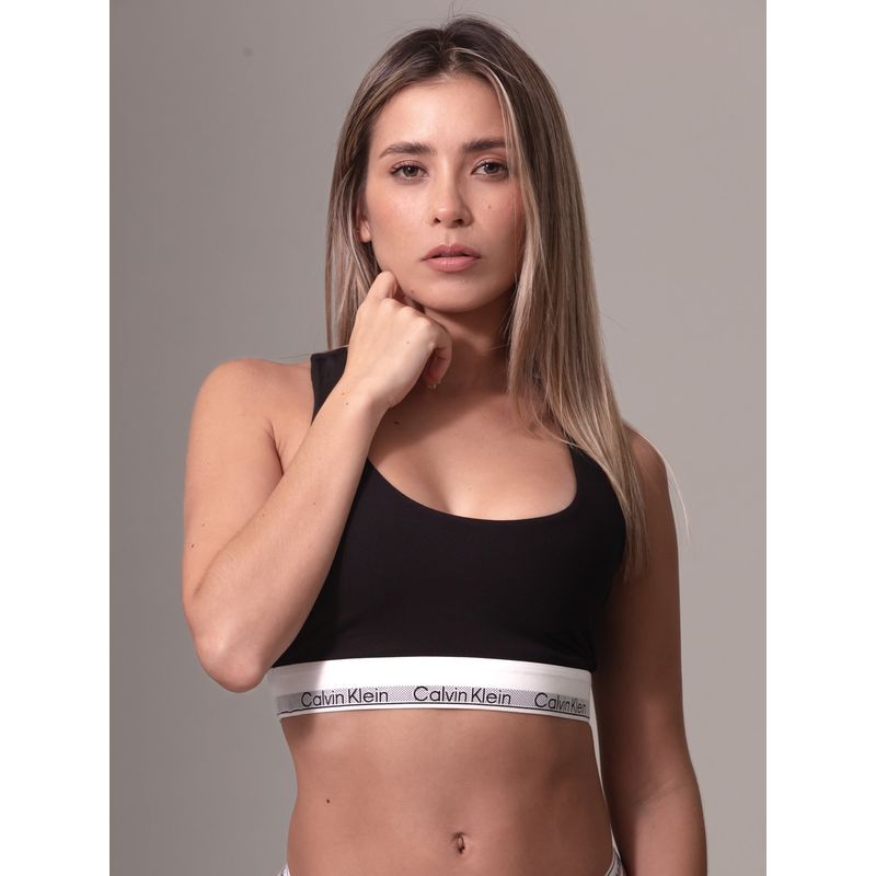 CALVIN KLEIN - Bralette Modern Air Negro Calvin Klein