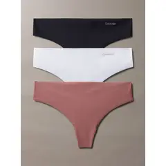 CALVIN KLEIN - Pack 3 Colaless Invisible Micro Multicolor