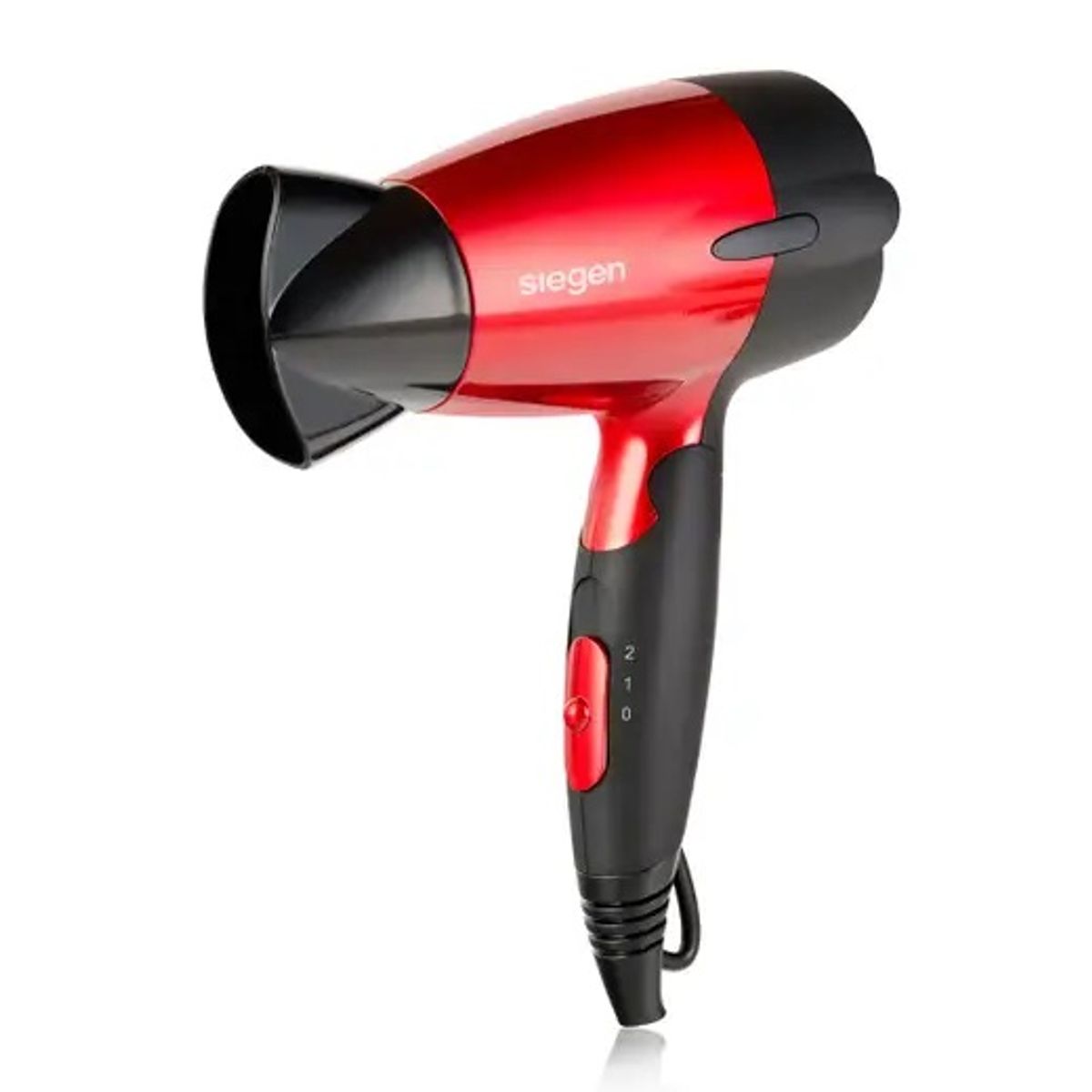 SIEGEN - Secador de Pelo Siegen Specialist Lets go Travel Rojo SG3011 1400Watts