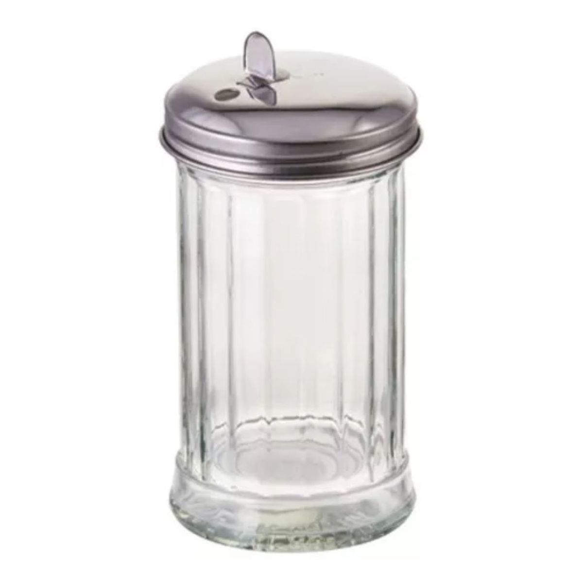 WINCO - Azucarero Vidrio Tapa Metalica 12 Oz Winco