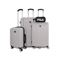 F LA MALETA DE CHILE - Set 3 Maletas Flip gris S+M+L + Neceser Spark F