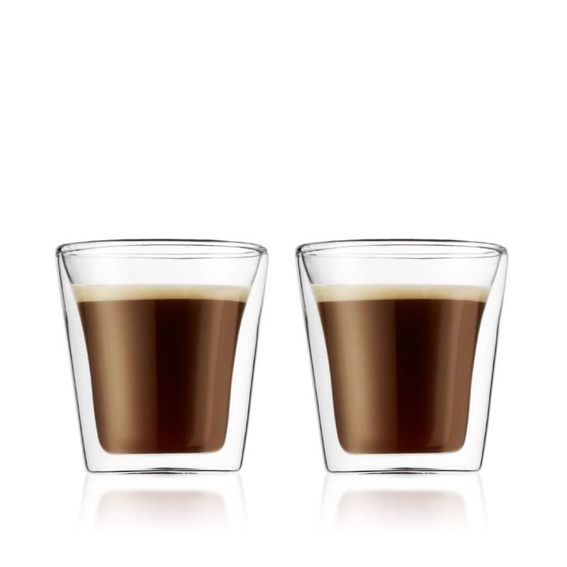 BODUM - Set 2 vasos Bodum  para café 0.1 lts.