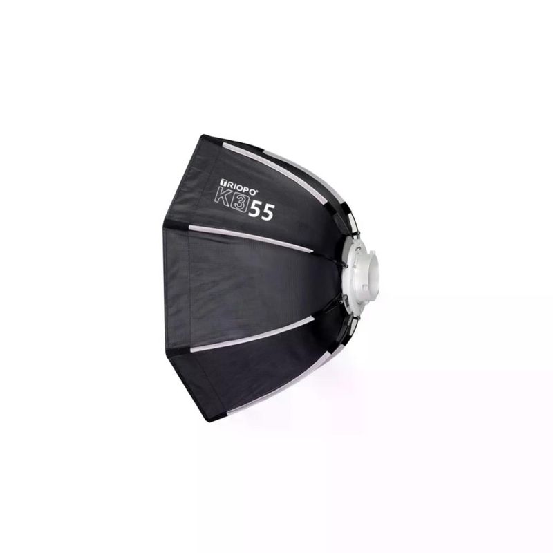 GENERICO - Triopo K3-55+TR-07C Softbox Octogonal Universal 55 Cm Montura Bowens y Speedlight
