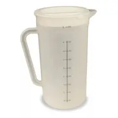 GENERICO - Jarro Plastico Traslucido Con Tapa De 5 Lts