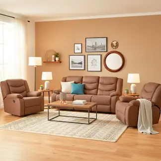 DANIELS - Living 3 Cuerpos Reclinable Norman + 2 Berger 2011