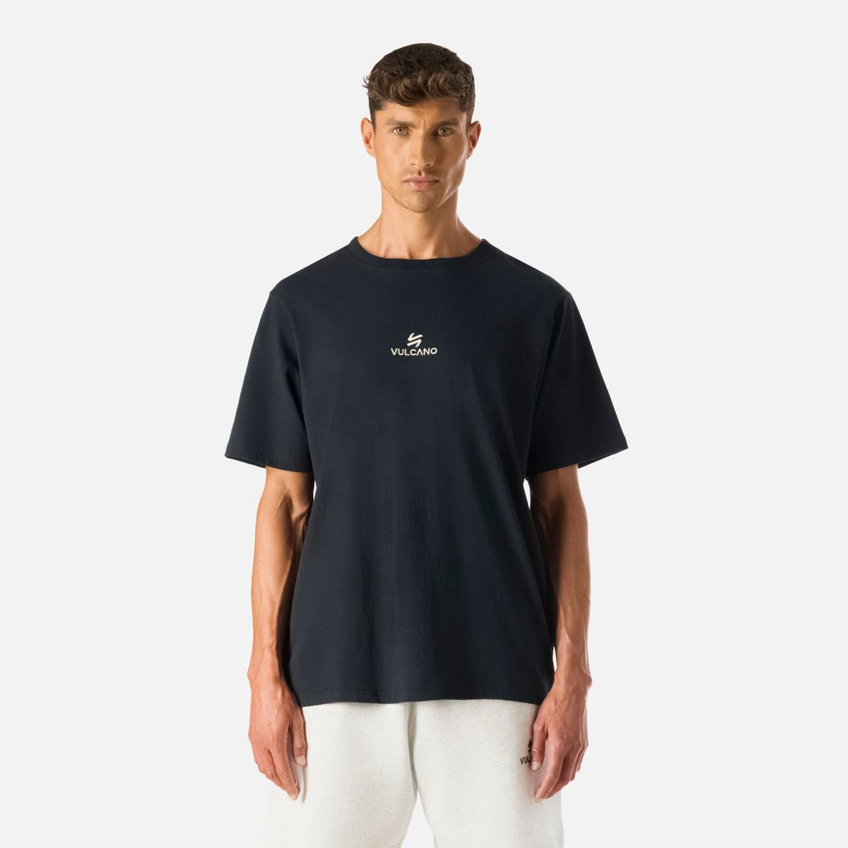 VULCANO - Polera casual manga corta hombre Cool Down