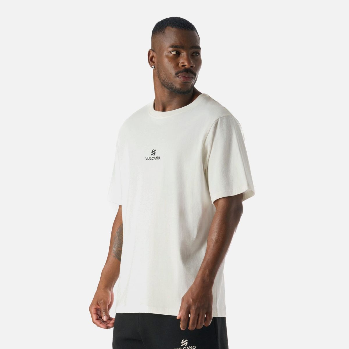 VULCANO - Polera Hombre Cool Down T-Shirt Blanco Vulcano